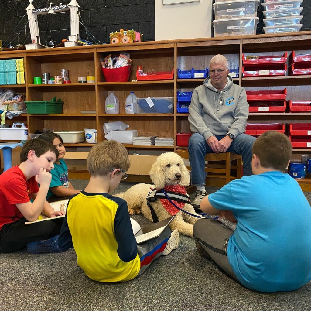 highland canine connect school reading program