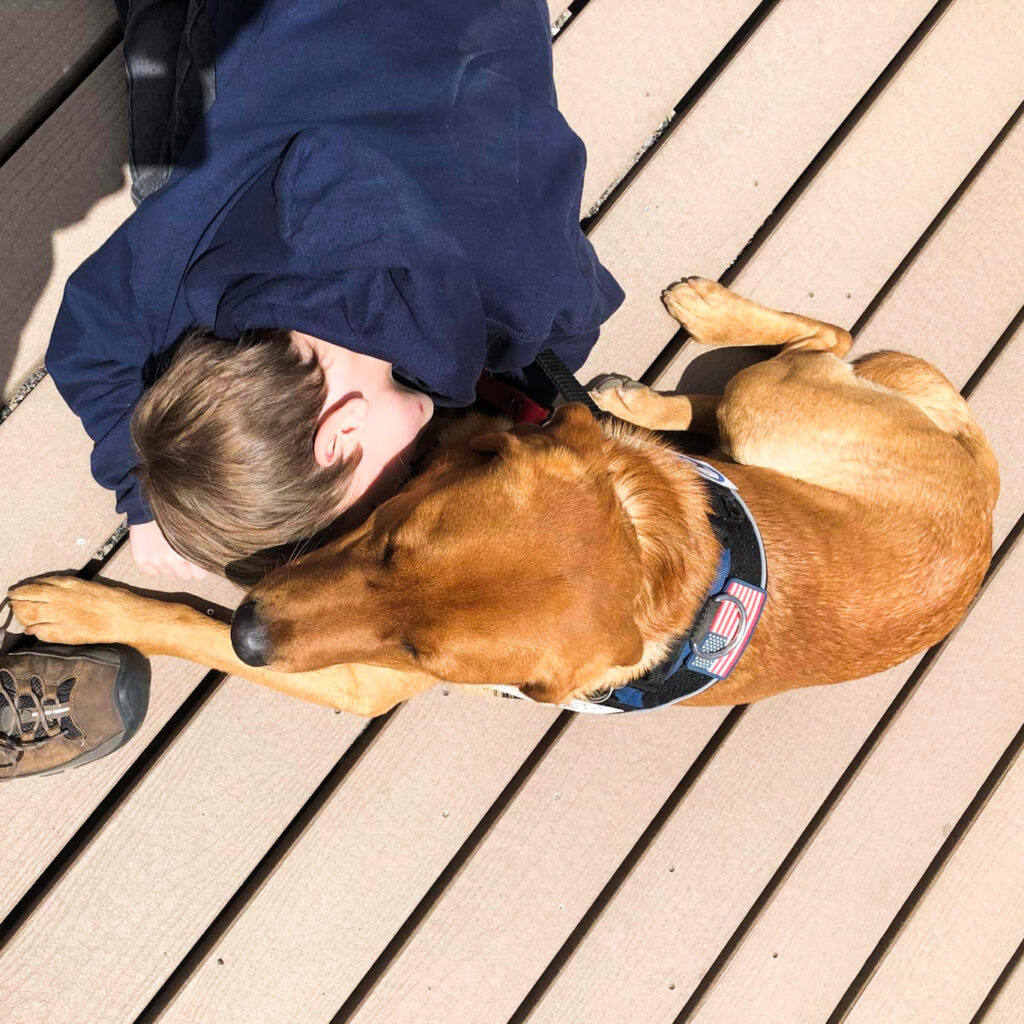 Noah & Hercules service dog